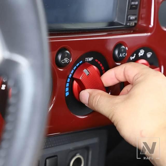 並行輸入品 トヨタ FJ クルーザー 07-21 合金製 エアコンスイッチ