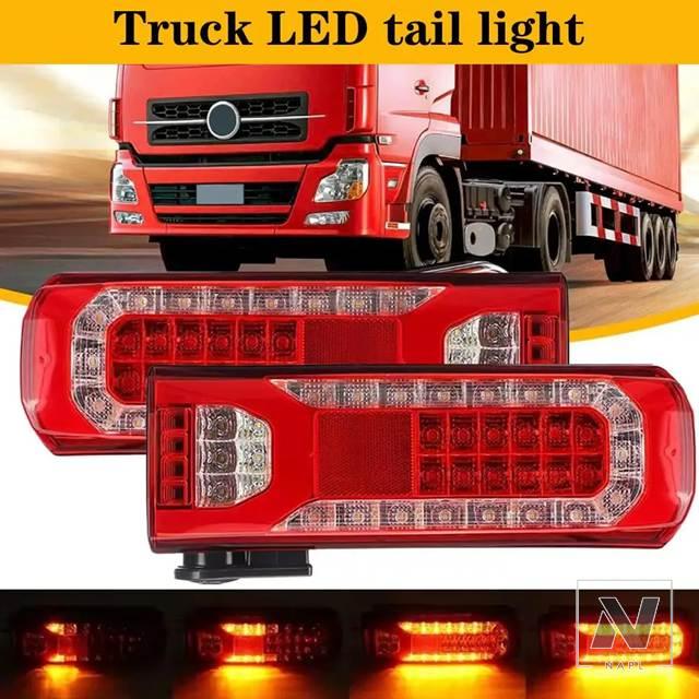 並行輸入品】NEW ACTROS LED テールランプ 24V トレーラー トラック