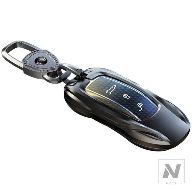 並行輸入品】合金シルバー車キーケースキーレスカバーキーシェル