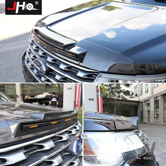並行輸入品】JHO フロントバグシールド フードデフレクター LEDライト