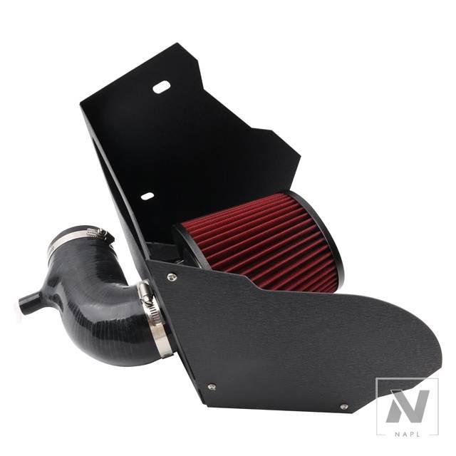 【並行輸入品】2015年以降アウディ A4 A5 B9 B9.5 2.0T 40 TFSIハイフローアルミパイプ用フィルターヒートシールド付きコールドエアインテークキットの画像