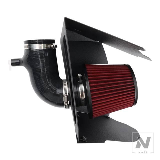 【並行輸入品】2015年以降アウディ A4 A5 B9 B9.5 2.0T 40 TFSIハイフローアルミパイプ用フィルターヒートシールド付きコールドエアインテークキットの画像