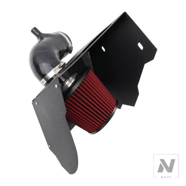【並行輸入品】2015年以降アウディ A4 A5 B9 B9.5 2.0T 40 TFSIハイフローアルミパイプ用フィルターヒートシールド付きコールドエアインテークキットの画像