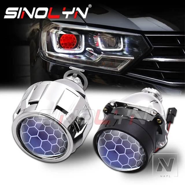 並行輸入品】2.5インチバイキセノンプロジェクターレンズ H7 H4 ヘッド