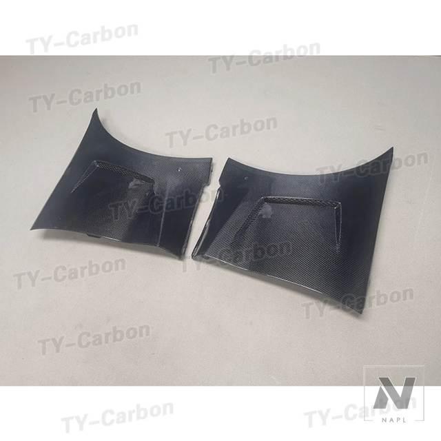 【並行輸入品】スープラ A90 M5K 職人スタイルフロントベントサイドフェンダーウイングカーボン FRP マッドガード PORTECTOR A90 2019-2022の画像