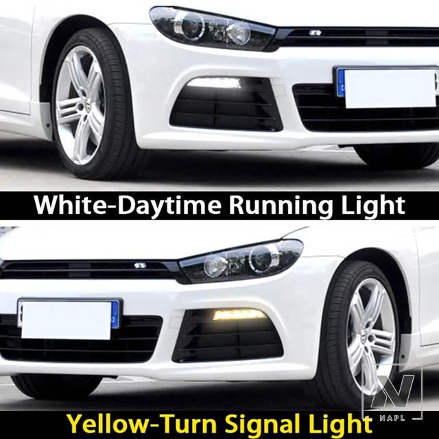 並行輸入品 VW シロッコ R ライン 2010-2014 LED デイタイムランニング