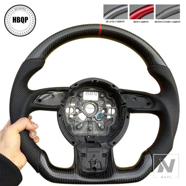 車のパーツ タイヤ、ホイール 並行輸入品】アウディ カーボンステアリングホイール A6 C7 A7 モデル