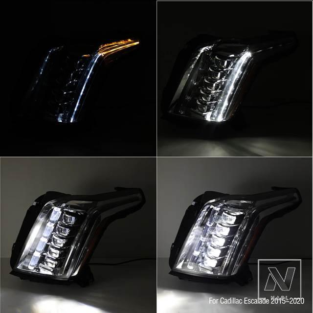 並行輸入品】キャデラック エスカレード 2015-2020 LED ヘッドライト