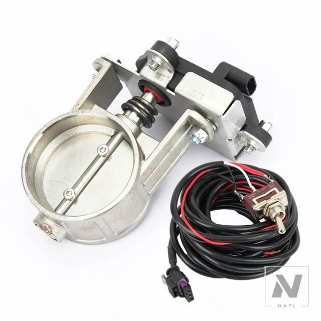 排気カットオフ　電気制御バルブキット　マフラー切り替え　排気音変更　マニワリ 並行輸入品】電子排気制御バルブ 排気バルブ 電動カットアウトマフラー
