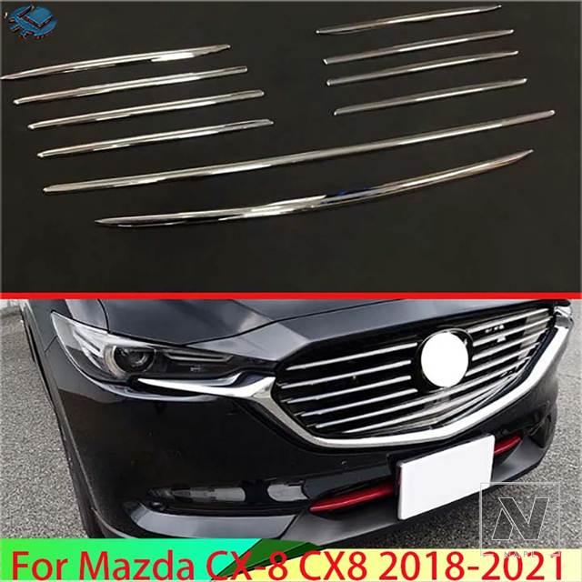 並行輸入品】マツダ CX-8 CX8 2018-21 ABS クローム フロントグリル