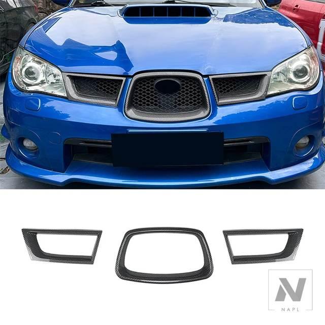 スバル WRX STI 2006-2007 フロントグリルカバー 並行輸入品 スバル インプレッサ WRX STI 2006-2007用 フロントフード