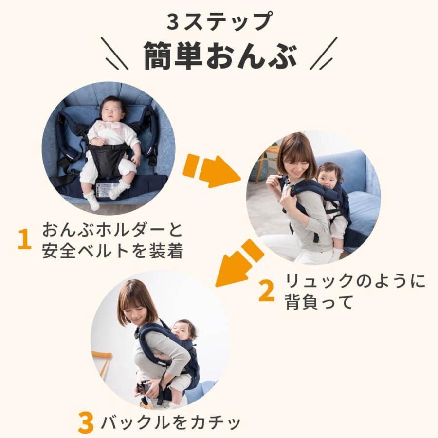 ナップナップ napnap 日本メーカー 新生児から使える 抱っこ紐 だっこひも 抱っこ おんぶ  オールシーズン 収納 Vision ヴィジョン｜napnap｜16