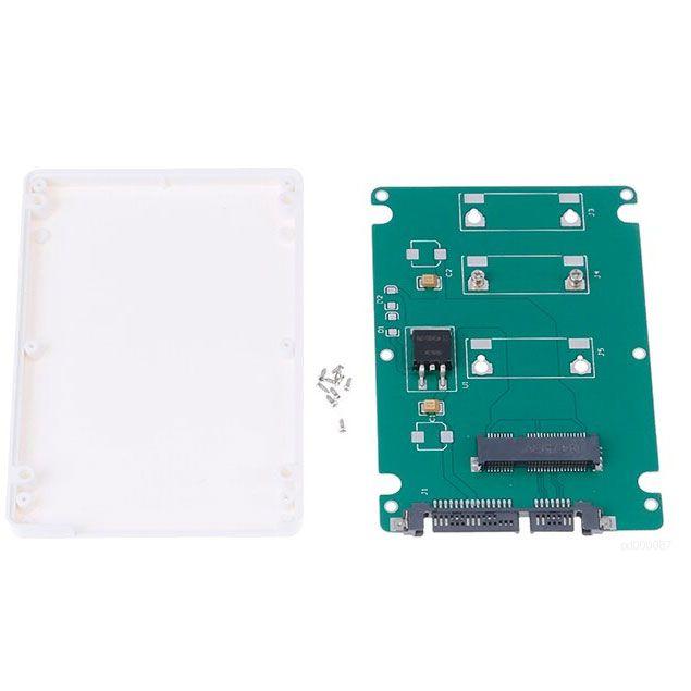 ケース付 mSATA SSD → 2.5 SATA 変換ケース 2.5インチ HDDケース SSD