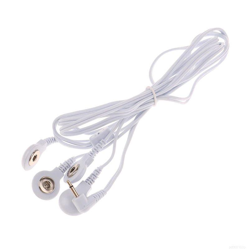 低周波 EMS 導電コード ワイヤー 通電端子用 1m EMS用品 2ホック or 4