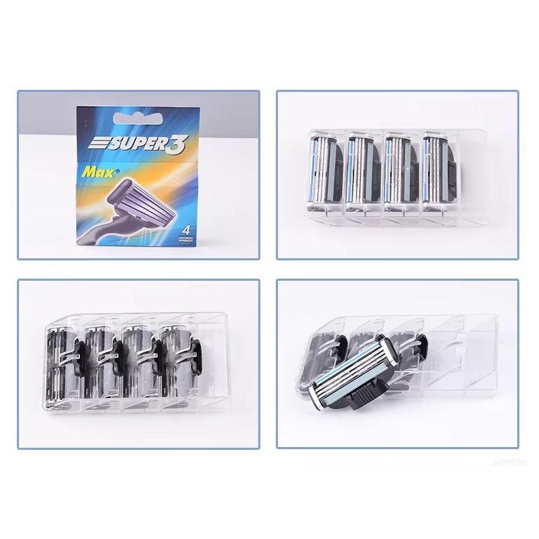 ジレット互換 マッハシン3 替刃 12個set Gillette Machsyn3 3枚歯