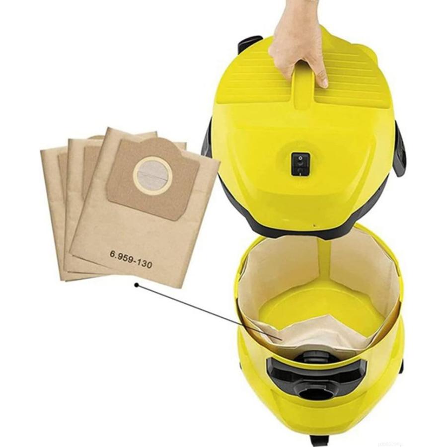 ケルヒャー Karcher WD3 シリーズ用 紙パック 5枚 掃除機 ダスト