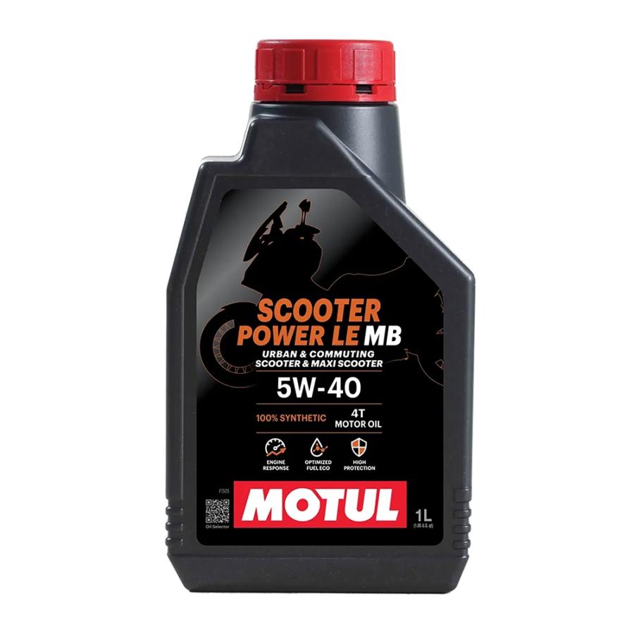 モチュール SCOOTER POWER LE 4T MB 5W40 1L 4缶 MOTUL（モチュール） 4サイクル エンジンオイル SCOOTER POWER LE 4T