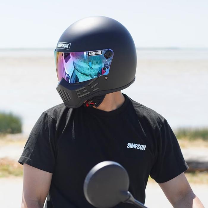 SIMPSON（シンプソン） ヘルメット M30 フルフェイス マットブラック 6