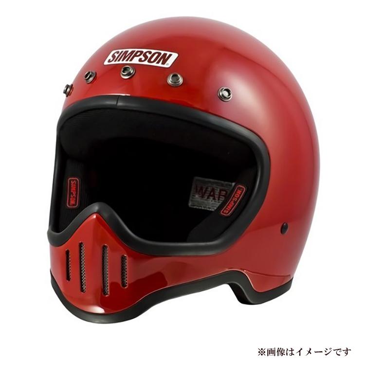 SIMPSON シンプソン ヘルメット M50 フルフェイス レッド 3サイズ M L LL クラシック PSC SG ヘルメット バイク オートバイ 用品 | SIMPSON（バイク） | 01