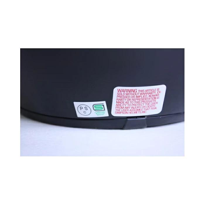 SIMPSON シンプソン ヘルメット M50 フルフェイス レッド 3サイズ M L LL クラシック PSC SG ヘルメット バイク オートバイ 用品 | SIMPSON（バイク） | 08