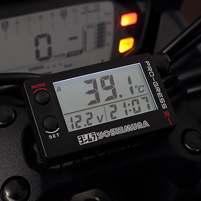 ヨシムラ（YOSHIMURA） PRO-GRESS2 マルチテンプメーター 温度計 電圧