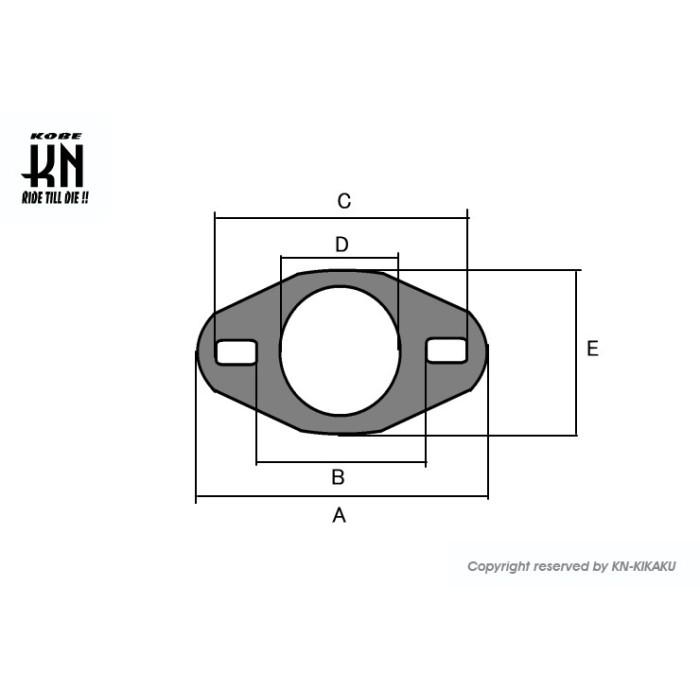 KN企画 汎用マフラーガスケット タイプ2 内径27.8mm : ナップスYahoo