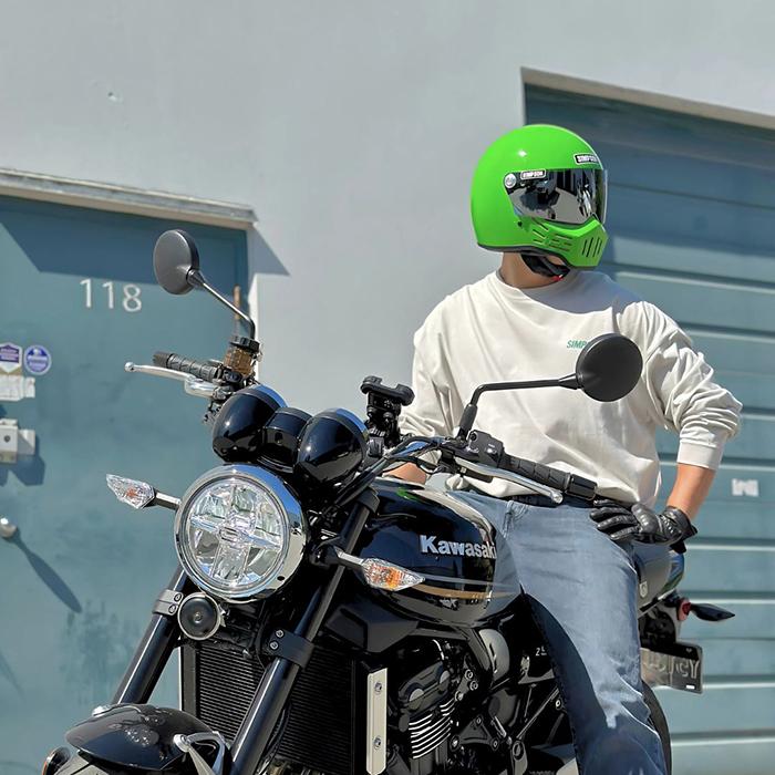 SIMPSON（シンプソン） ヘルメット M30 フルフェイス ライムグリーン 6