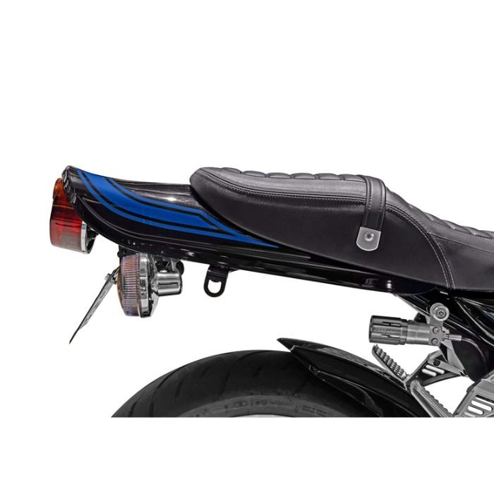 z900rs　タンク　テールカウル　セット ARCHI アーキ メタリックディアブロブラック ブルーボール ロング