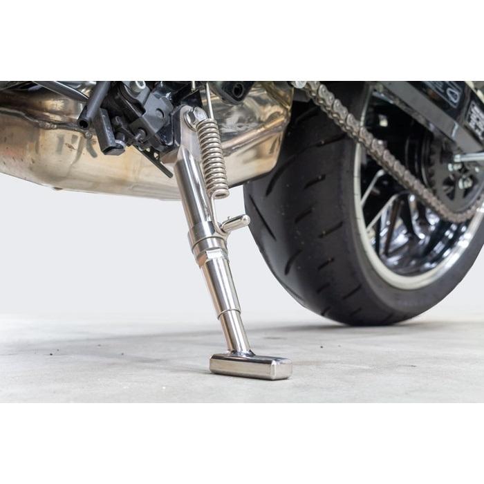＼ポイント10倍／ ARCHI アーキ ステンレスアジャスタブルサイドスタンド ブラックスコート Z900RS_5