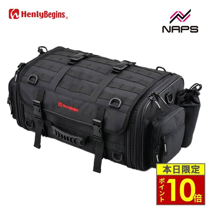 HenlyBegins シートバッグ HenlyBegins（ヘンリービギンズ） DH-718 シートバッグ BASIC ブラック