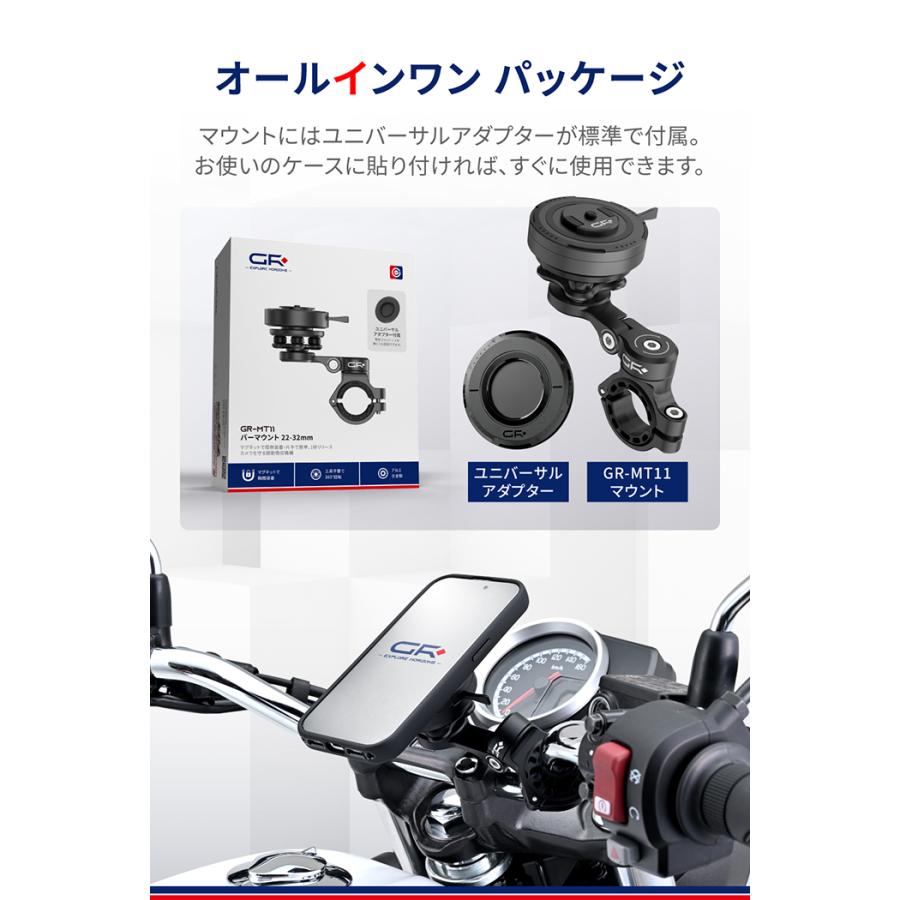 【新品未開封】GR エクスプロア バーマウント ユニバーサルアダプタ付属 DAYTONA（デイトナ） GR XPLORE ジーアールエクスプロア GR-MT11 Bar