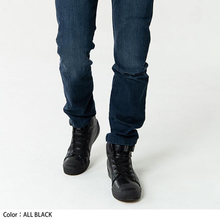 RSタイチ RSS011 DRYMASTER-FIT フープシューズ ALL BLACK オールブラック