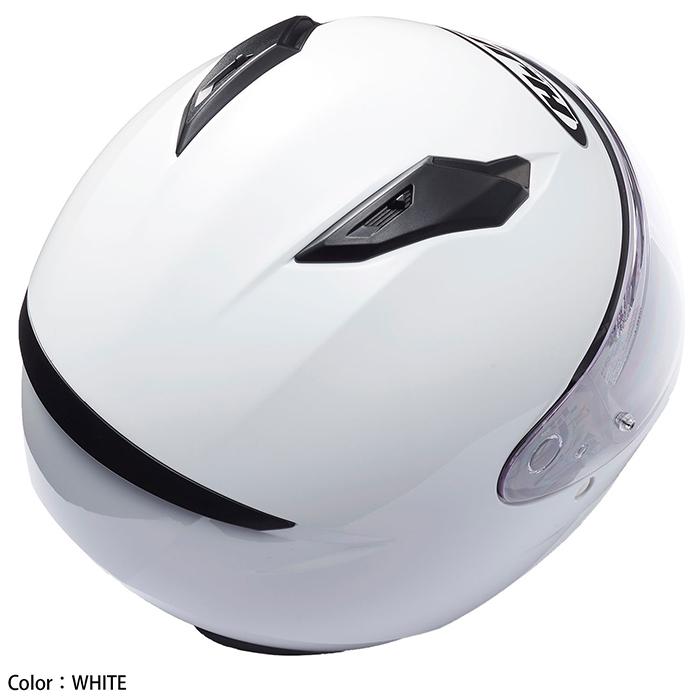 HJC ヘルメット バイク C10 ソリッド WHITE フルフェイスヘルメット