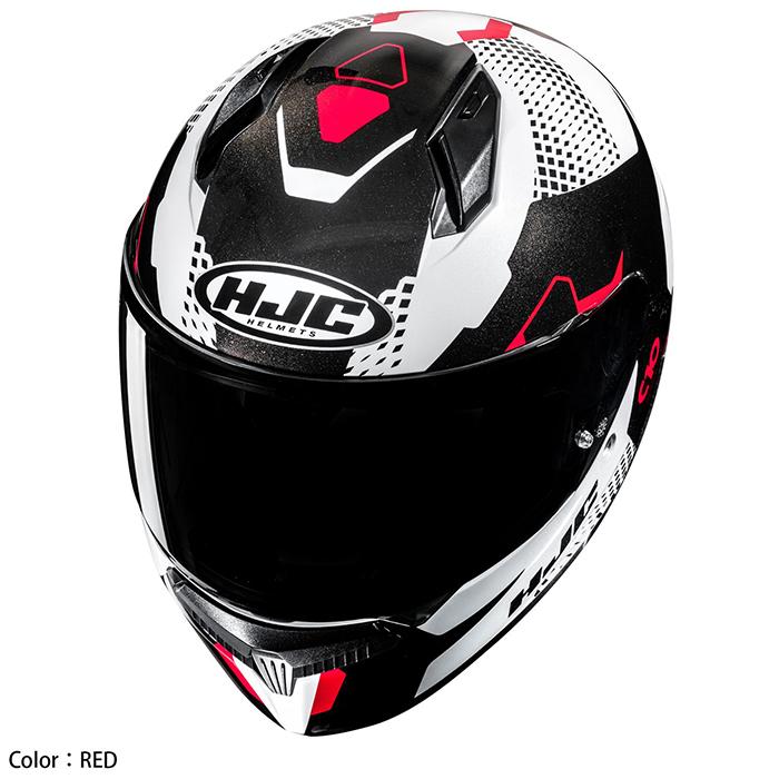 HJC ヘルメット バイク C10 アスパ RED (MC1) フルフェイスヘルメット