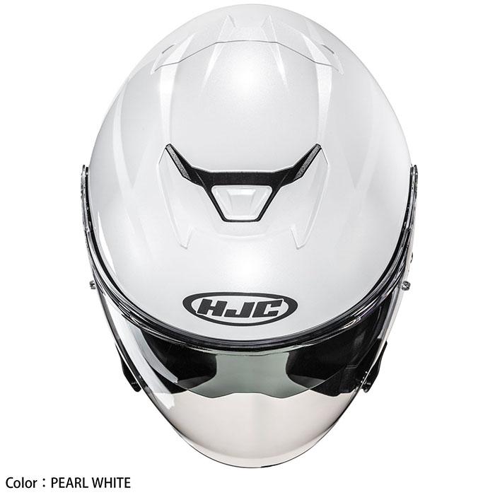 HJC ヘルメット バイク i31 ソリッド PEARL WHITE ジェットヘルメット