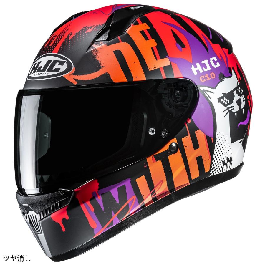 HJC ヘルメット バイク C10 フォップ PURPLE (MC7SF) フルフェイス