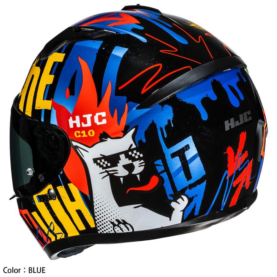 HJC ヘルメット バイク C10 フォップ RED (MC1SF) フルフェイス