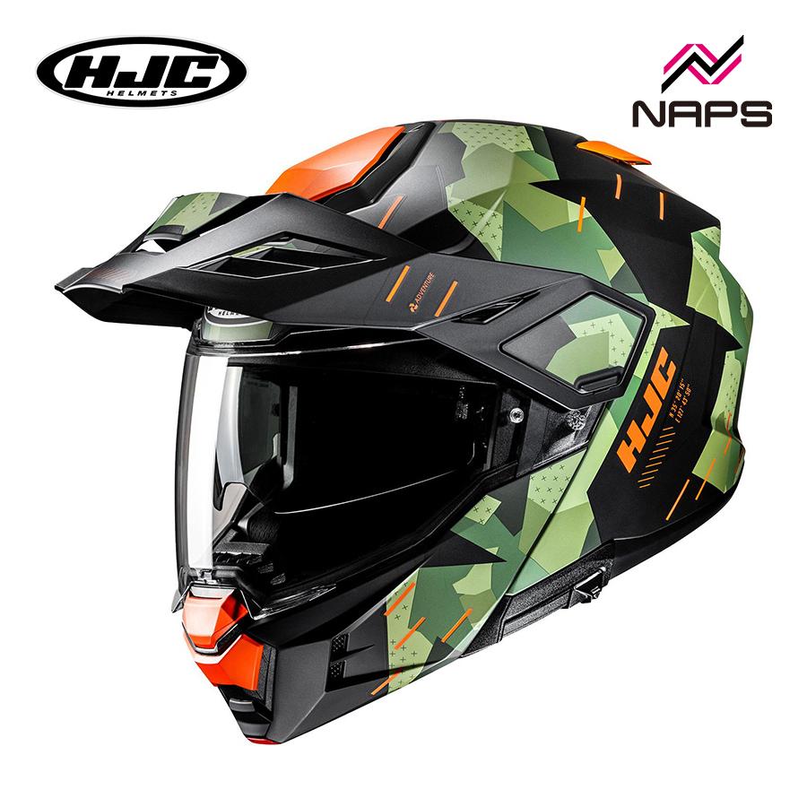 HJC ヘルメット バイク i80 ロキ BLACK/GREEN (MC47SF) オフロード
