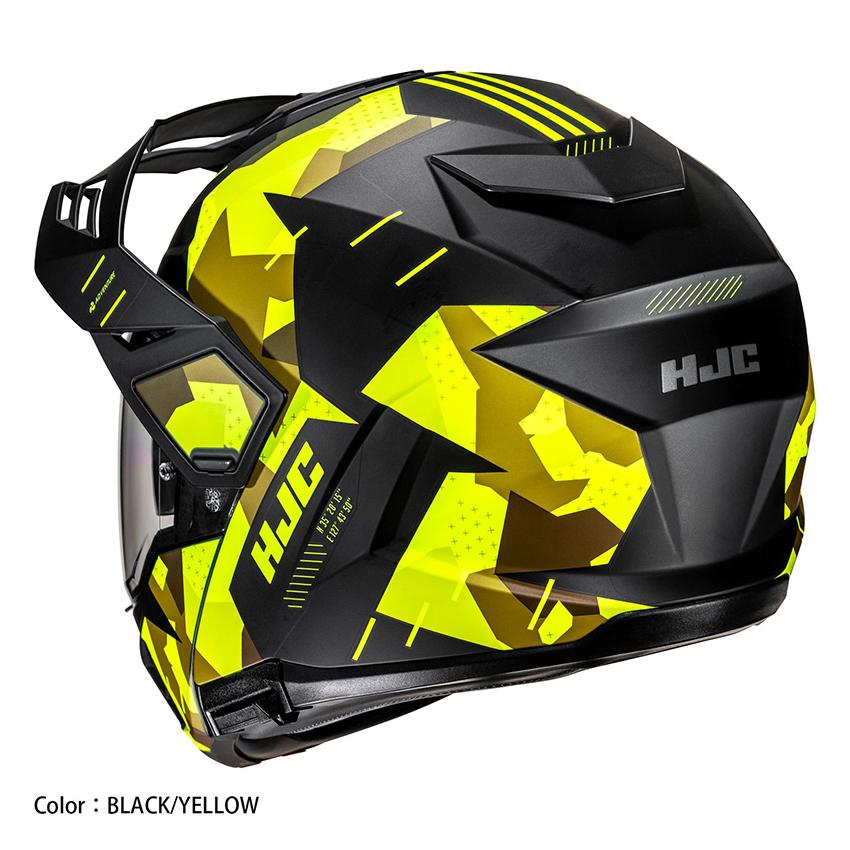 HJC ヘルメット バイク i80 ロキ BLACK/GREEN (MC47SF) オフロード