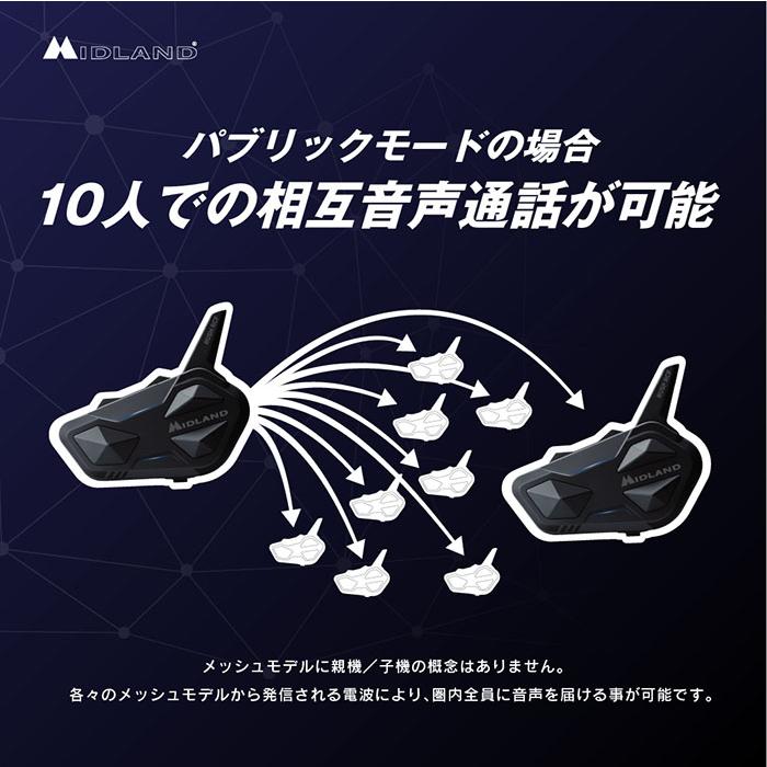 MIDLAND（ミッドランド） インカム RUSH RCF シングルパック C1527.10