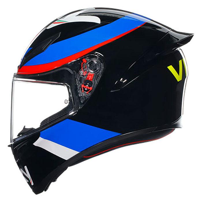 美品 AGV K1 フルフェイスヘルメット VR46 ケース付き AGV AGV K1 S JIST Asian Fit フルフェイスヘルメット VR46 SKY RACING