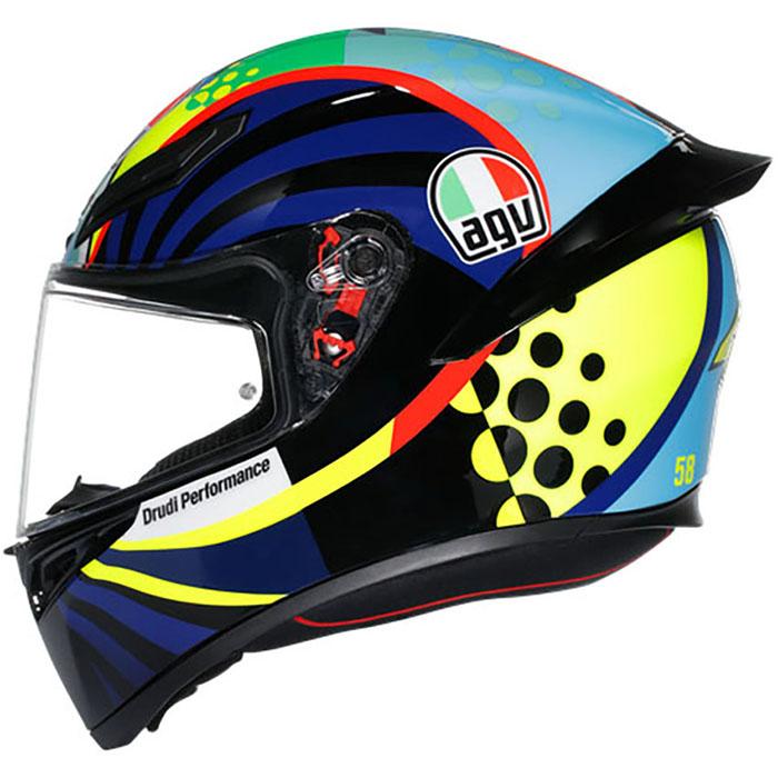AGV フルフェイスヘルメット ストライプデザイン AGV エージーブイ K1 S フルフェイス ヘルメット JIST Asian Fit 067