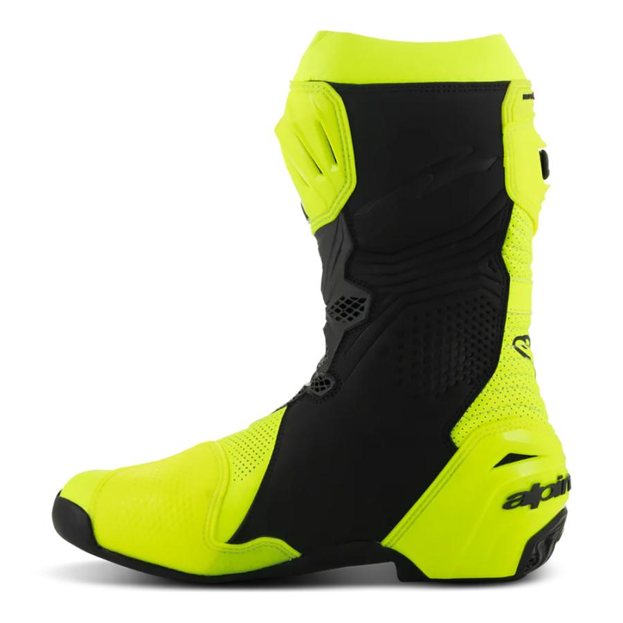 Alpinestars レーシングブーツ ブラック イエローJPNサイズ26.5 アルパインスターズ（alpinestars） SUPERTECH-R VENTED BOOTS