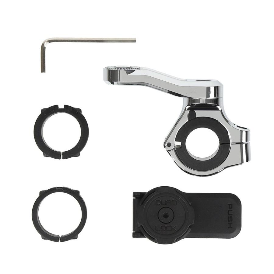 QUAD LOCK クアッドロック バイク用 ハンドルバークランプマウント PRO CHROME_5