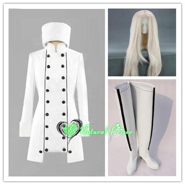 Fa Als 5 Natural アイリスフィール フォン アインツベルン Prize Fate Zero Fate Zero コスプレ衣装 ウイッグ 靴 Fate Zero 変装 仮装 華麗 高品質