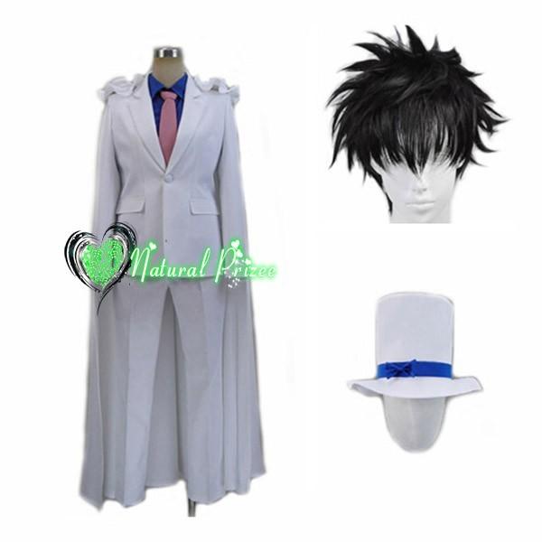 快斗 楽器 手芸 コレクション 怪盗キッド キャラクター衣装 コスプレ衣装 ウイッグ 変装 仮装 華麗 高品質 コスプレ衣装 黒羽 Hy Jd 4 Natural Prize 返品不可 の