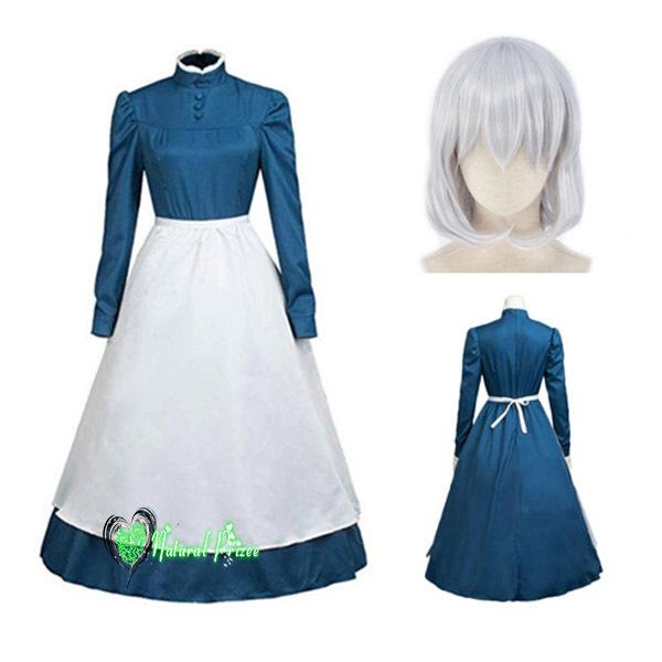 コスプレ衣装 ウイッグ ハウルの動く城 ソフィー ハッター 変装 仮装 華麗 高品質 ハウル