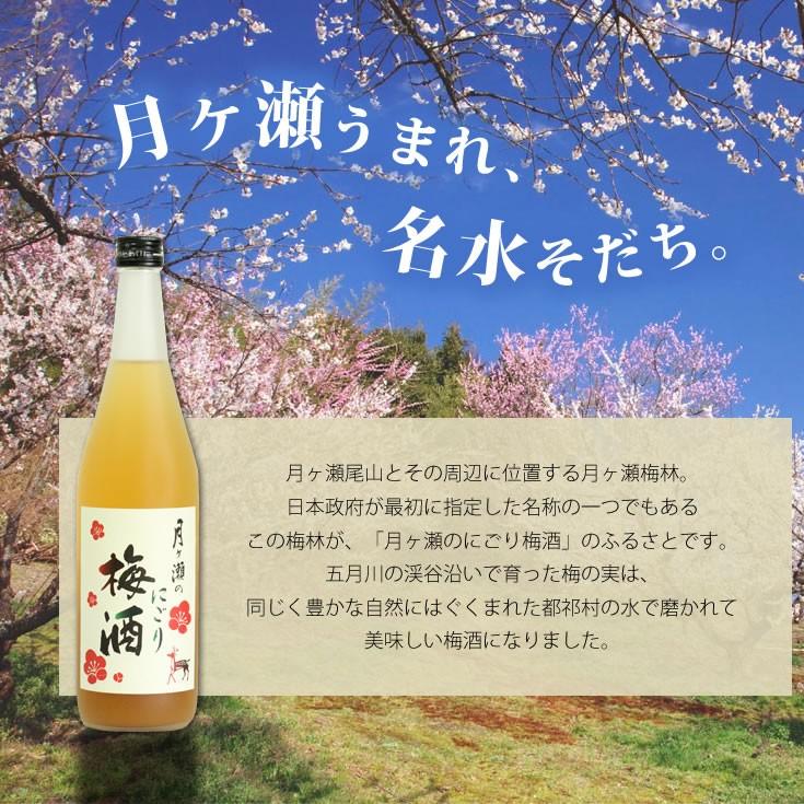 梅酒　月ヶ瀬のにごり梅酒(1800ml)八木酒造｜nara-izumiya｜02
