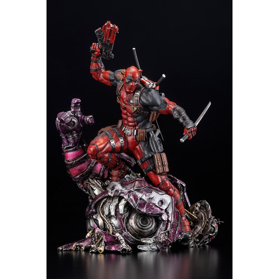 コトブキヤ デッドプール マーベルユニバース シグネチャーシリーズ　スタチュー Amazon.co.jp: コトブキヤ マーベルユニバース デッドプール ファイン