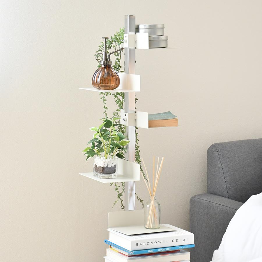 Tsum_dock ブックタワー 隠しキャスター付き ロータイプ /5段